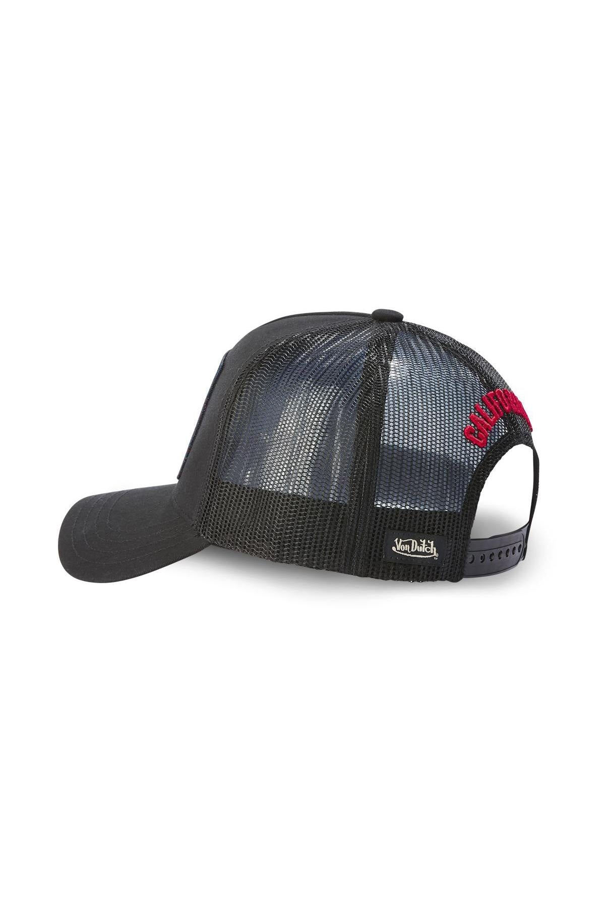 Black US flag trucker cap - Image n°2