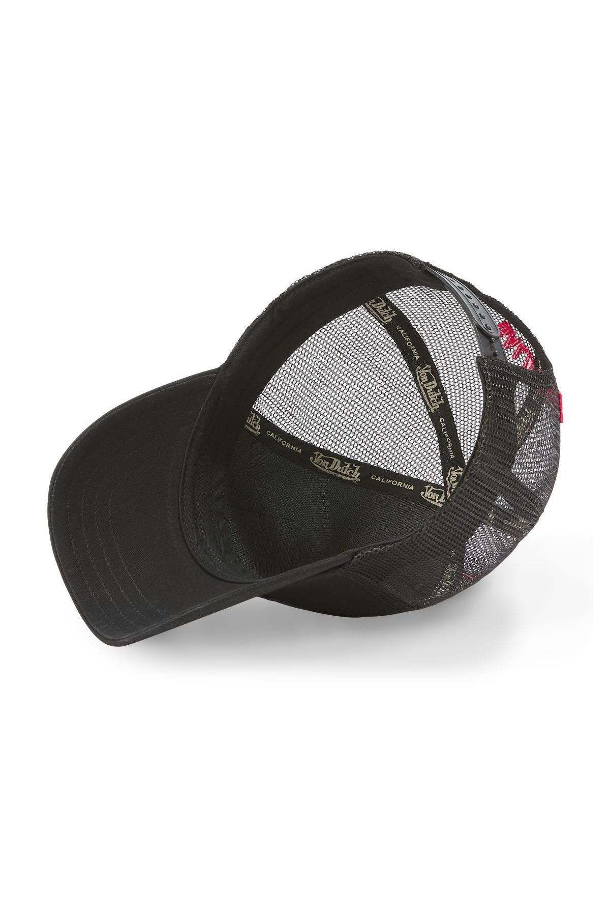 Black US flag trucker cap - Image n°3