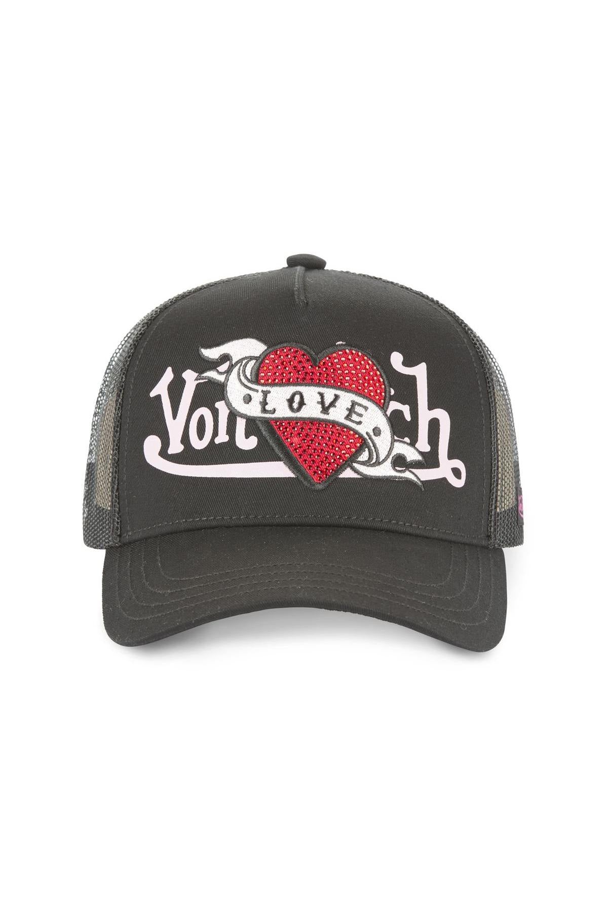 Black cap with Love heart logo - Image n°4