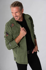 Khaki top gun military jacket - Image n°1