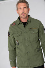 Khaki top gun military jacket - Image n°4