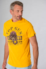 Top Gun 1969 yellow men's t-shirt - Image n°4