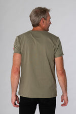 Khaki military t-shirt - Image n°3