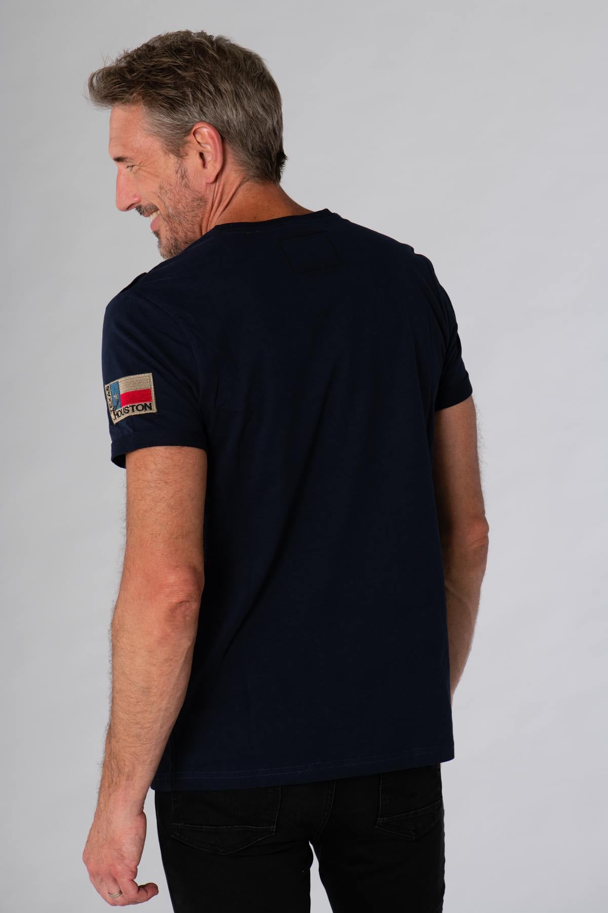 Top Gun Texas men's navy blue t-shirt - Image n°3