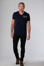 Top Gun Texas men's navy blue t-shirt - Image n°2