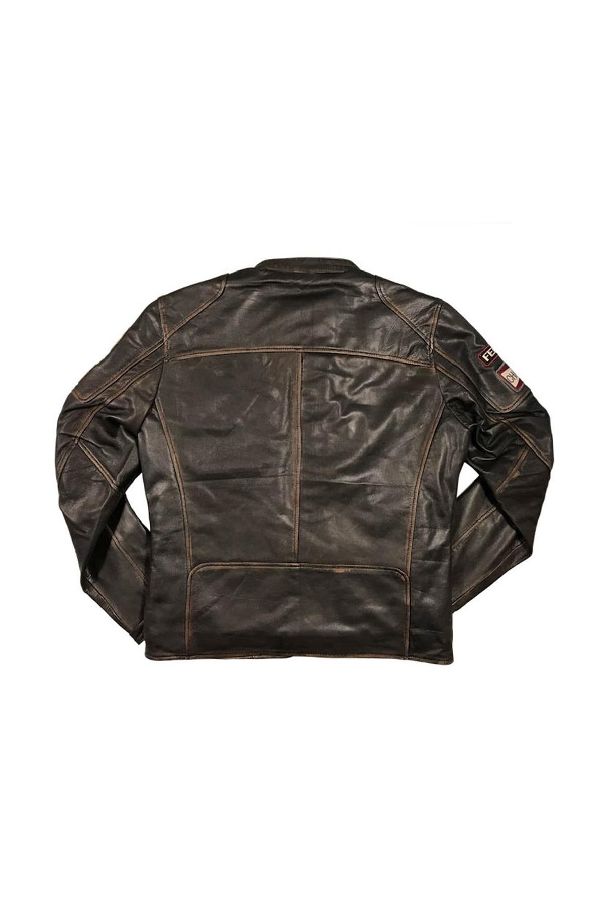 Jo Siffert leather jacket in goatskin - Image n°12