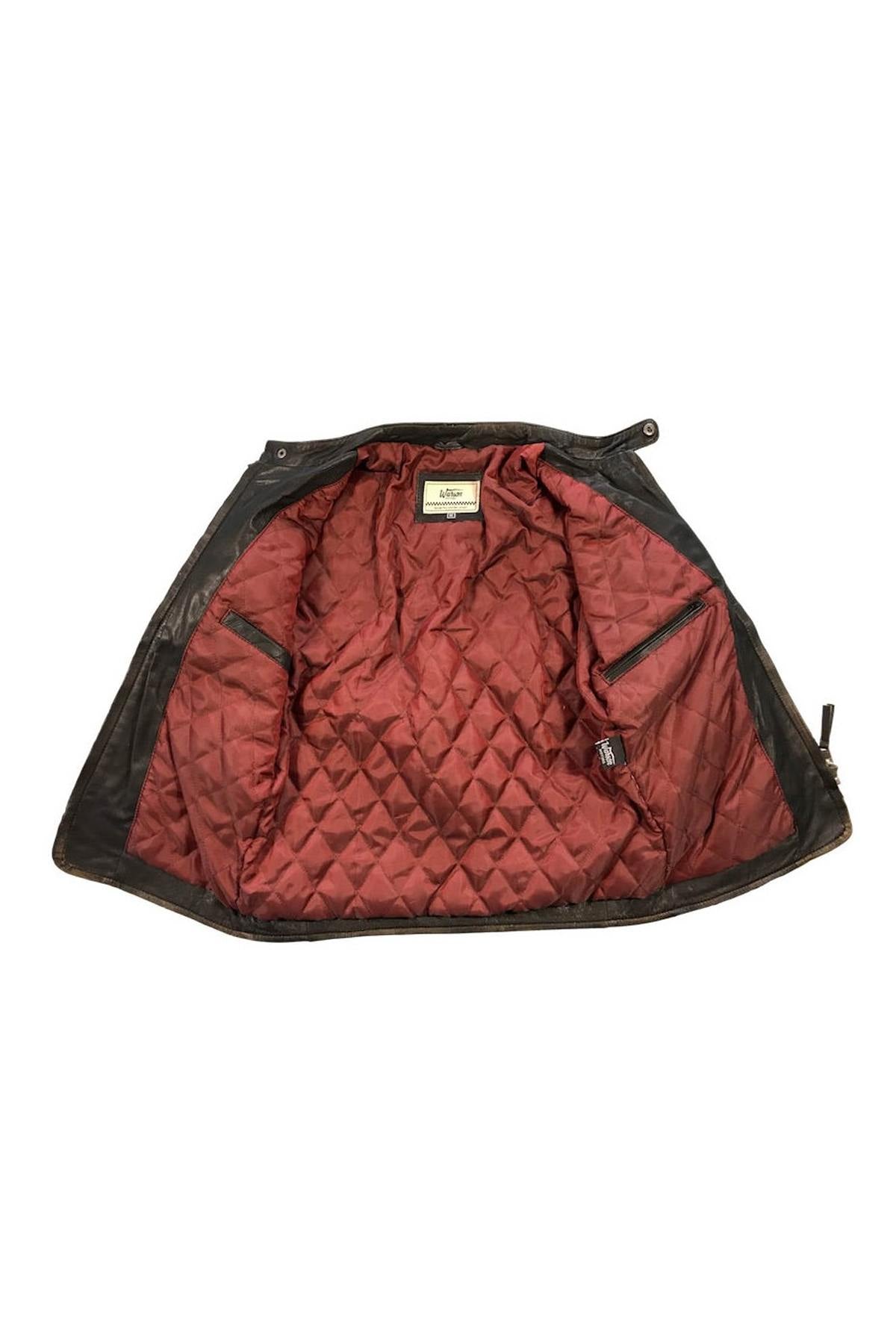 Jo Siffert leather jacket in goatskin - Image n°13