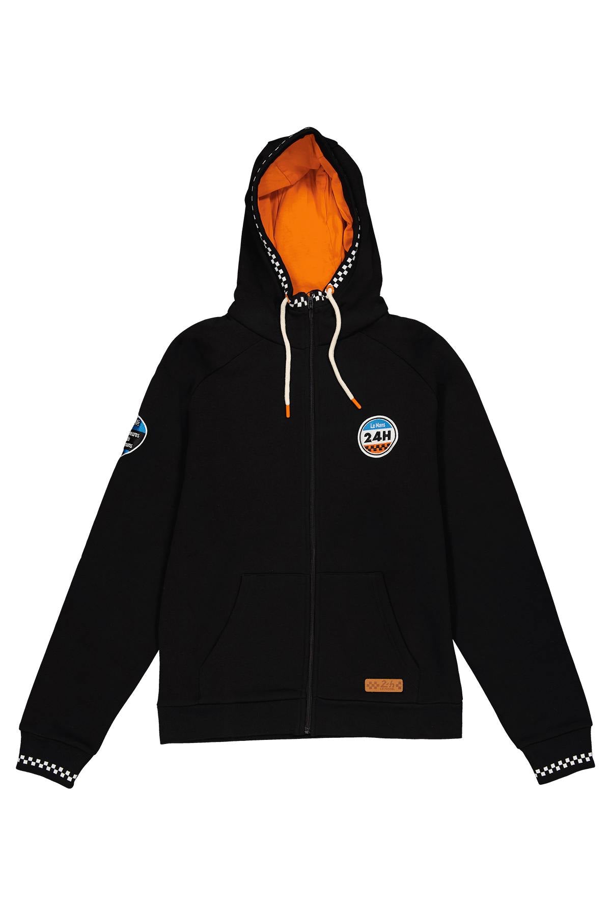 Black zipped hoodie from the 24h of Le Mans - Image n°1