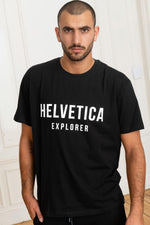 Loose black streetwear t-shirt - Image n°1