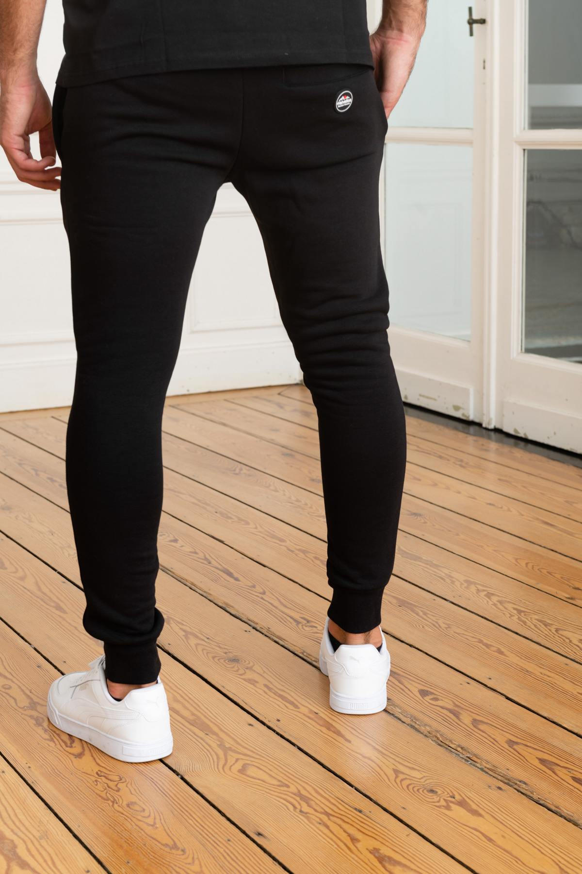 Black slimfit jogging pants - Image n°2