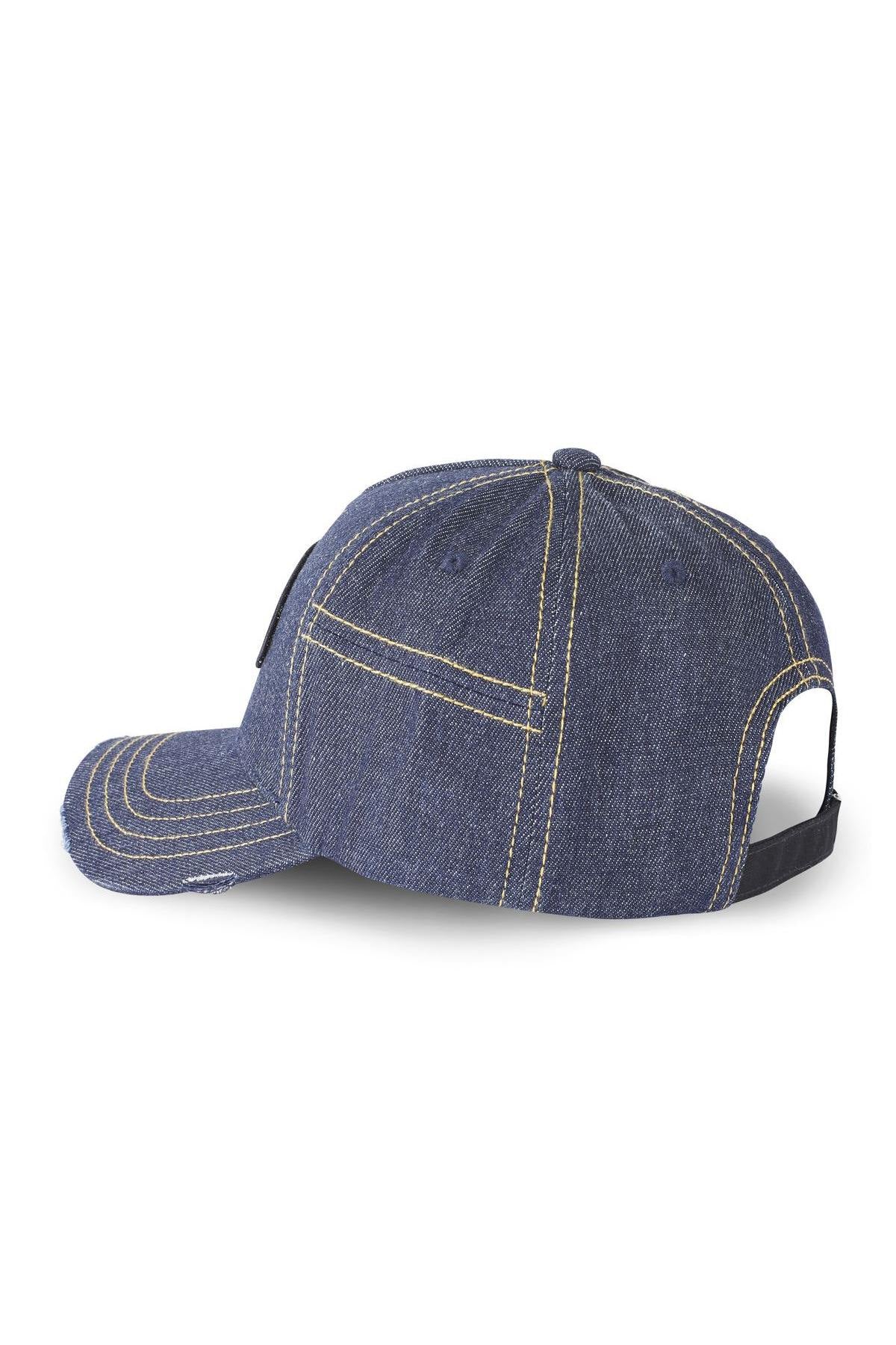 Moto club denim cap - Image n°4