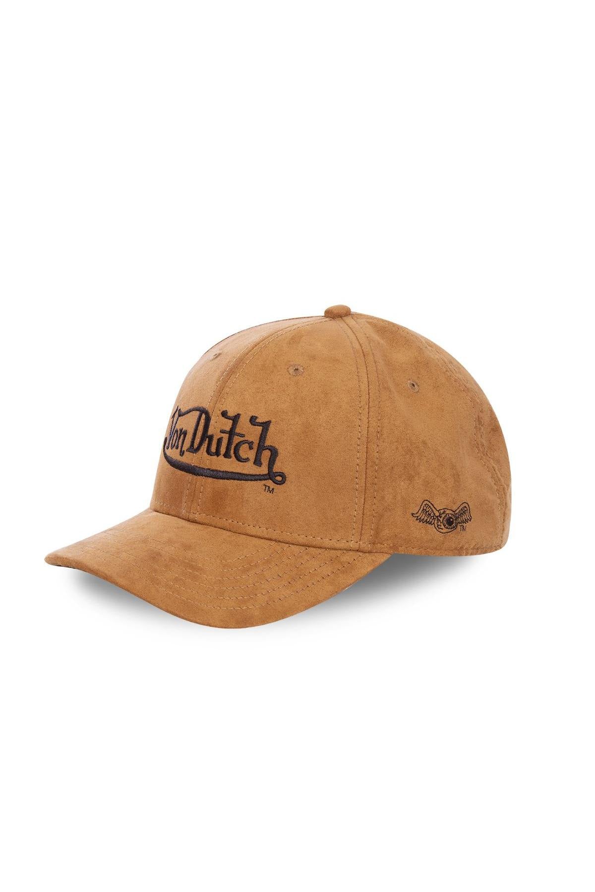 Beige suede velvet effect cap - Image n°2