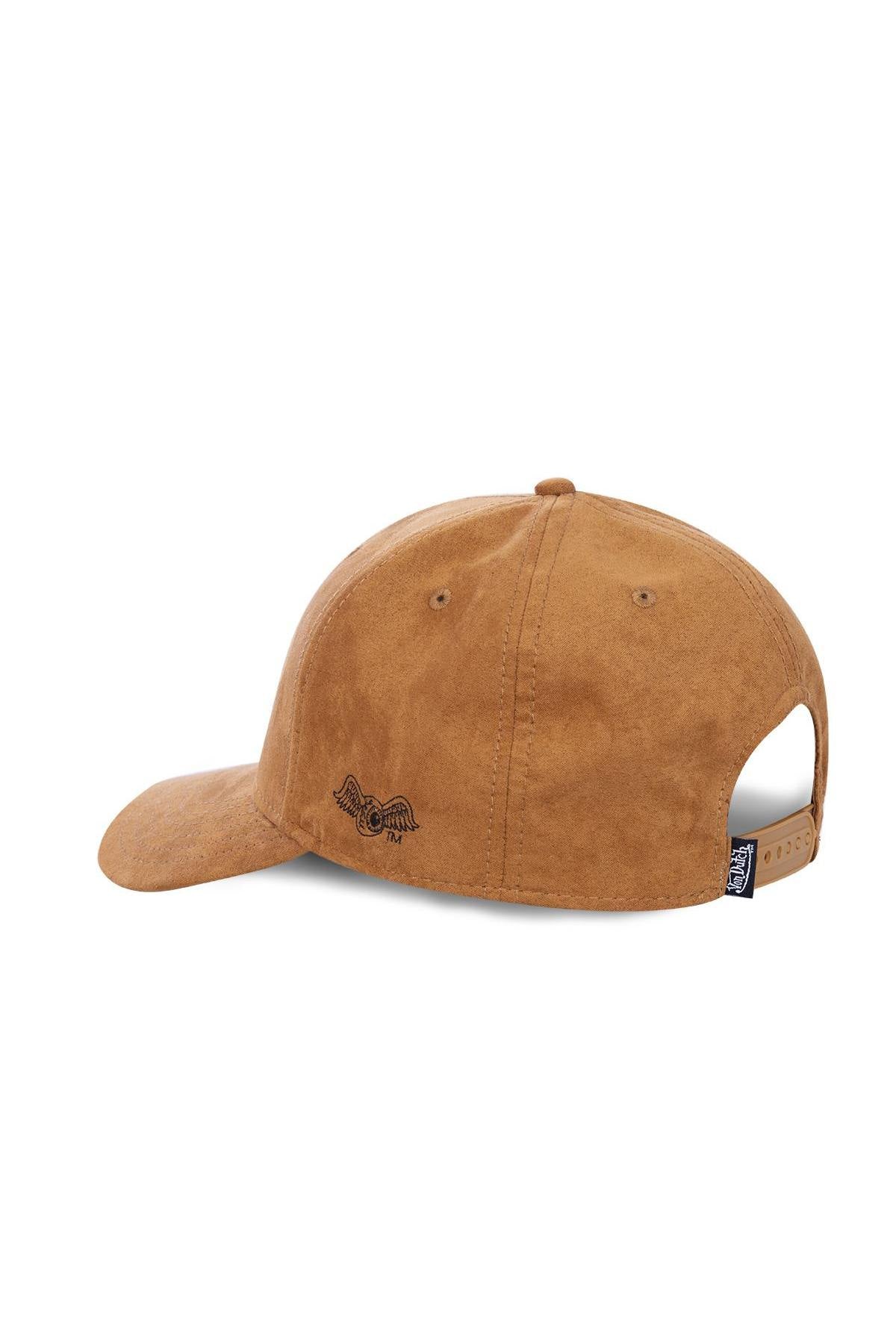 Beige suede velvet effect cap - Image n°3