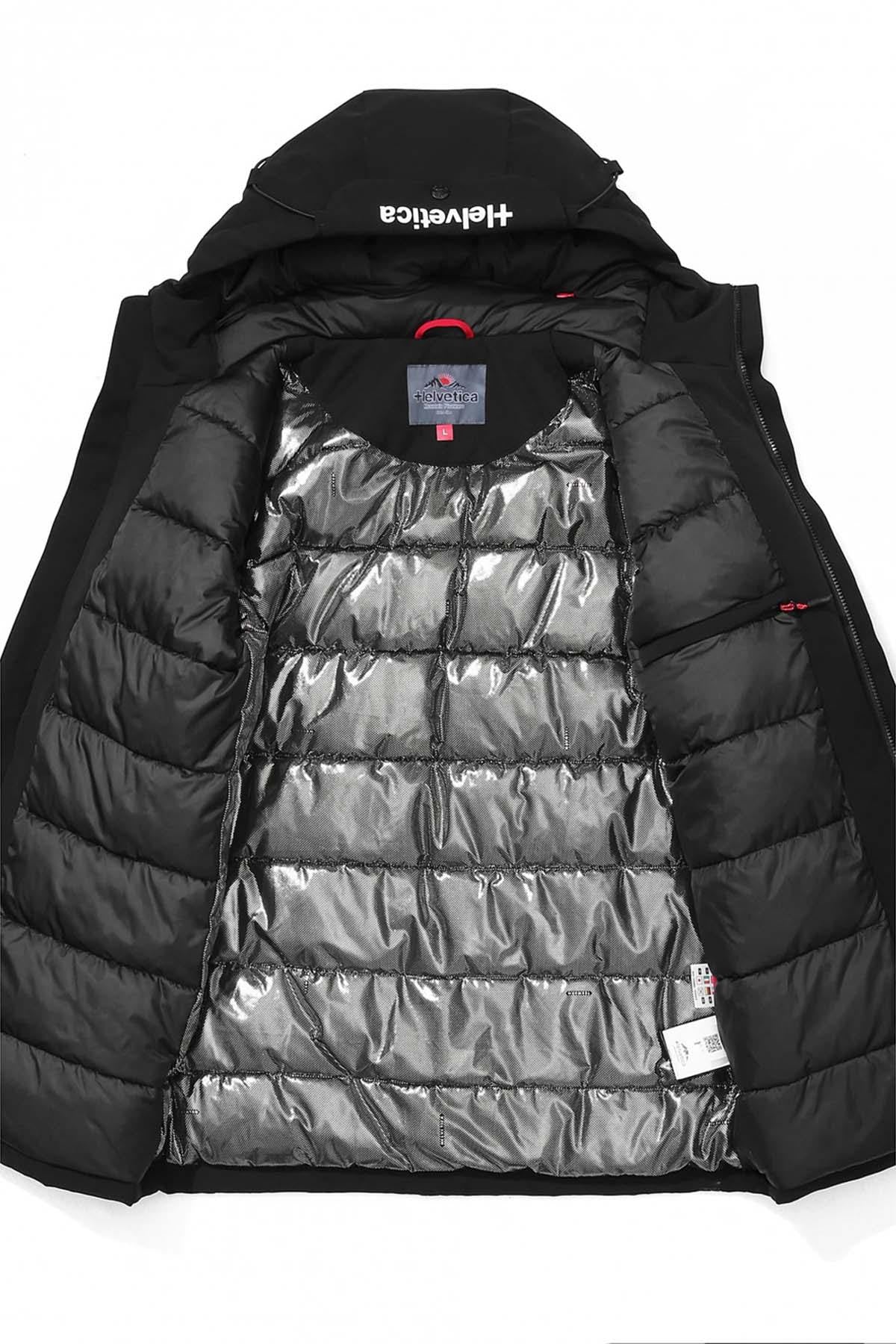 Black technical winter parka - Image n°2