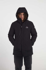 Black technical winter parka - Image n°1