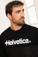 Men's black sportswear sweater - Image n°4