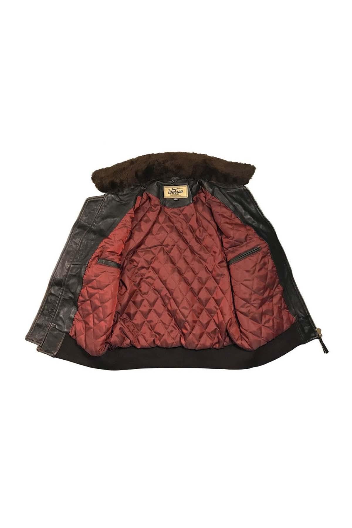 Type G1 aviator jacket in goatskin leather - Image n°8