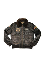 Type G1 aviator jacket in goatskin leather - Image n°4