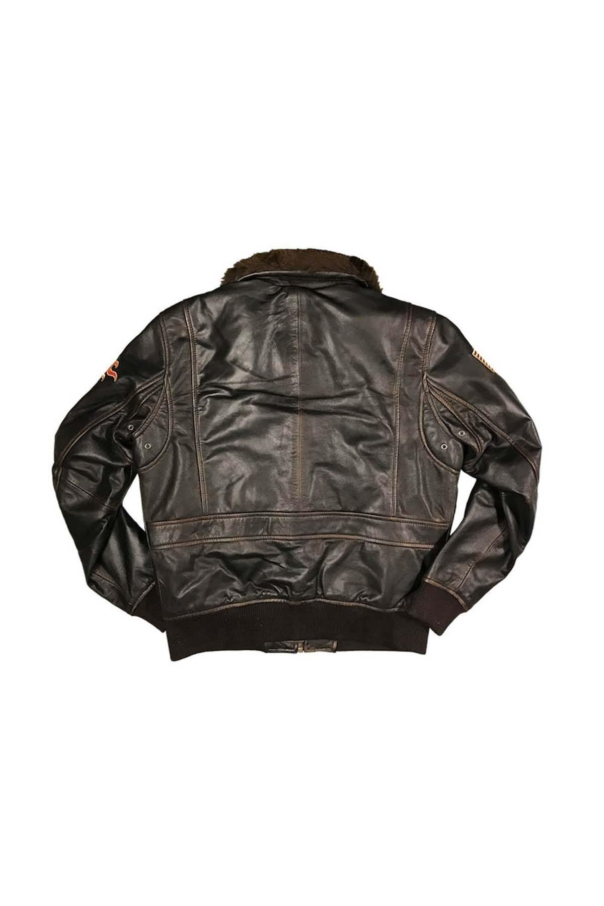 Type G1 aviator jacket in goatskin leather - Image n°6