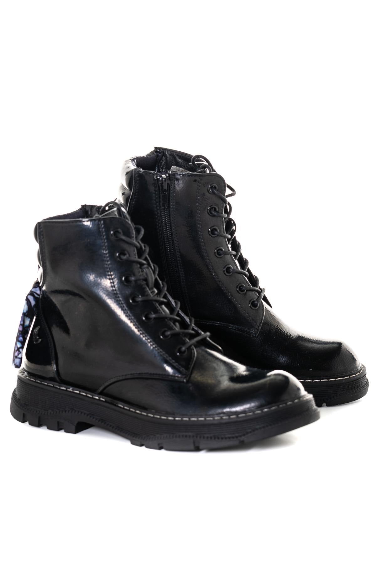 Shiny black boots - Image n°1
