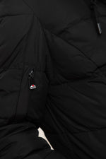 Women's black padded parka - Image n°11