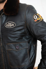 Type G1 aviator jacket in goatskin leather - Image n°10