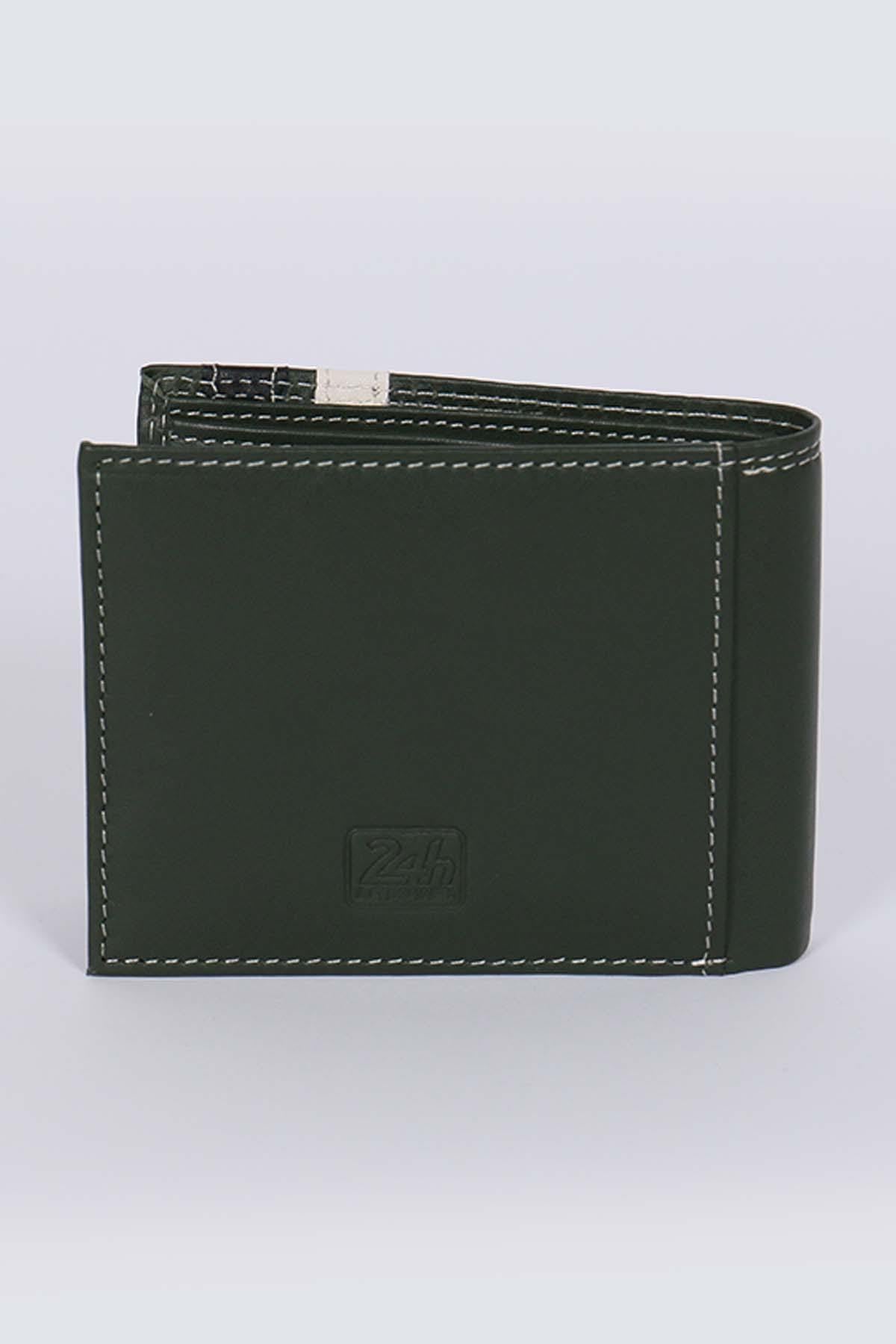 Green sheepskin wallet - Image n°4