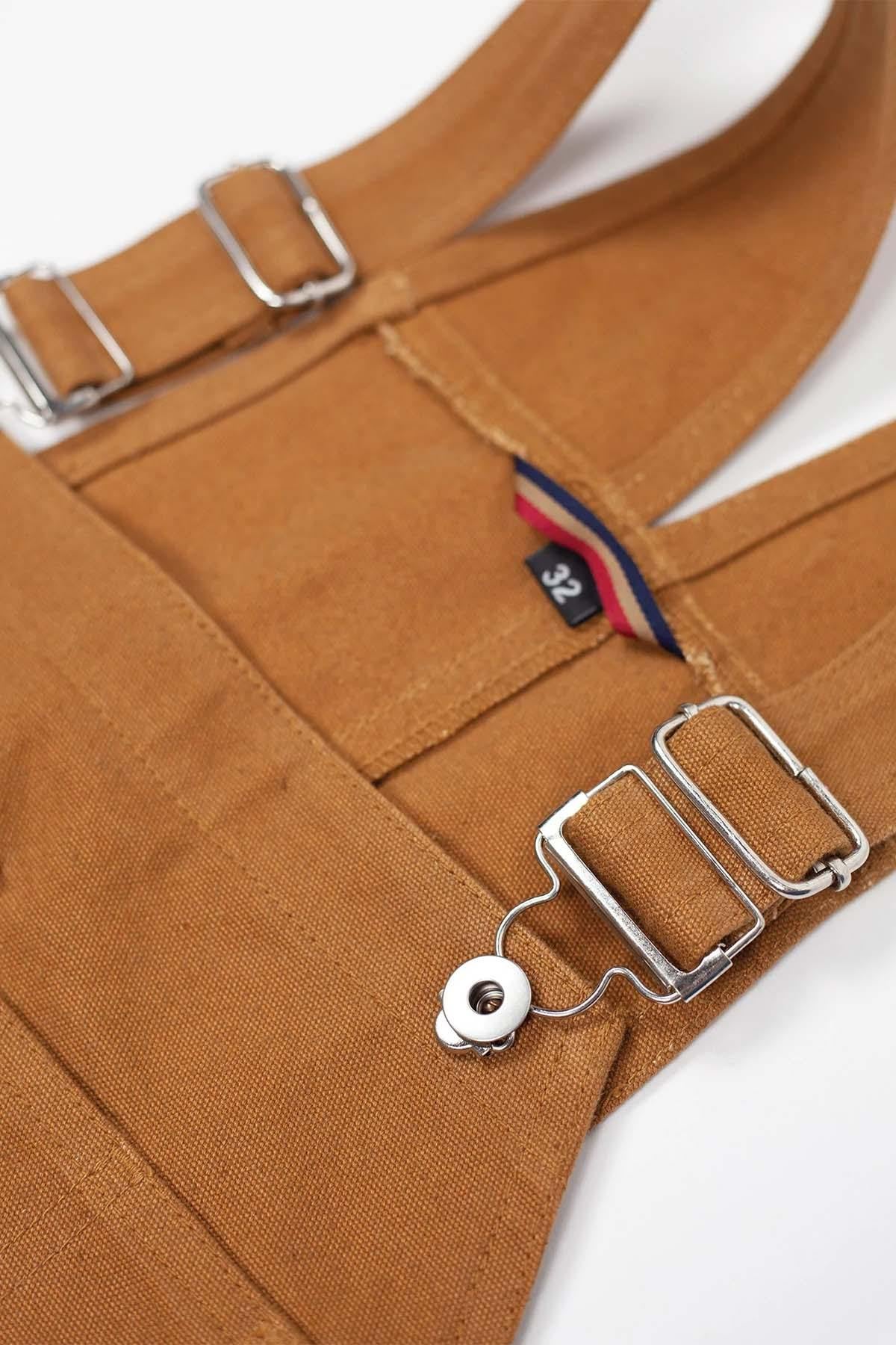Vintage work overalls in durable 18 oz cotton - Image n°6