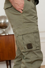 Green Aeronautica Embroidered Cargo Pants - Image n°5