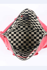 72h racing travel bag in red leather - Image n°2