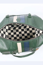 100 years of Le Mans travel bag in green leather - Image n°4