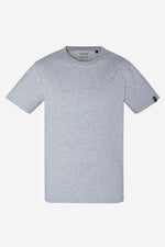 Pack of 2 plain navy blue and heather gray t-shirts - Image n°3