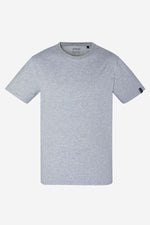 Pack of 2 plain navy blue and heather gray t-shirts - Image n°3