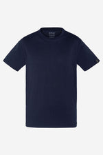 Pack of 2 plain navy blue and heather gray t-shirts - Image n°4