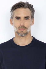 Pack of 2 plain navy blue and heather gray t-shirts - Image n°10