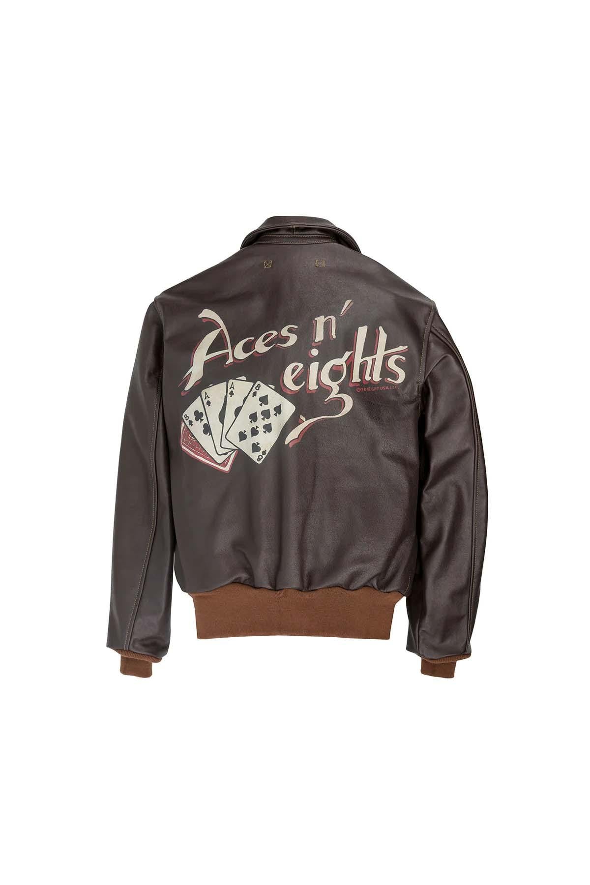 A-2 “Aces & Eights” horsehide bomber jacket - Image n°11