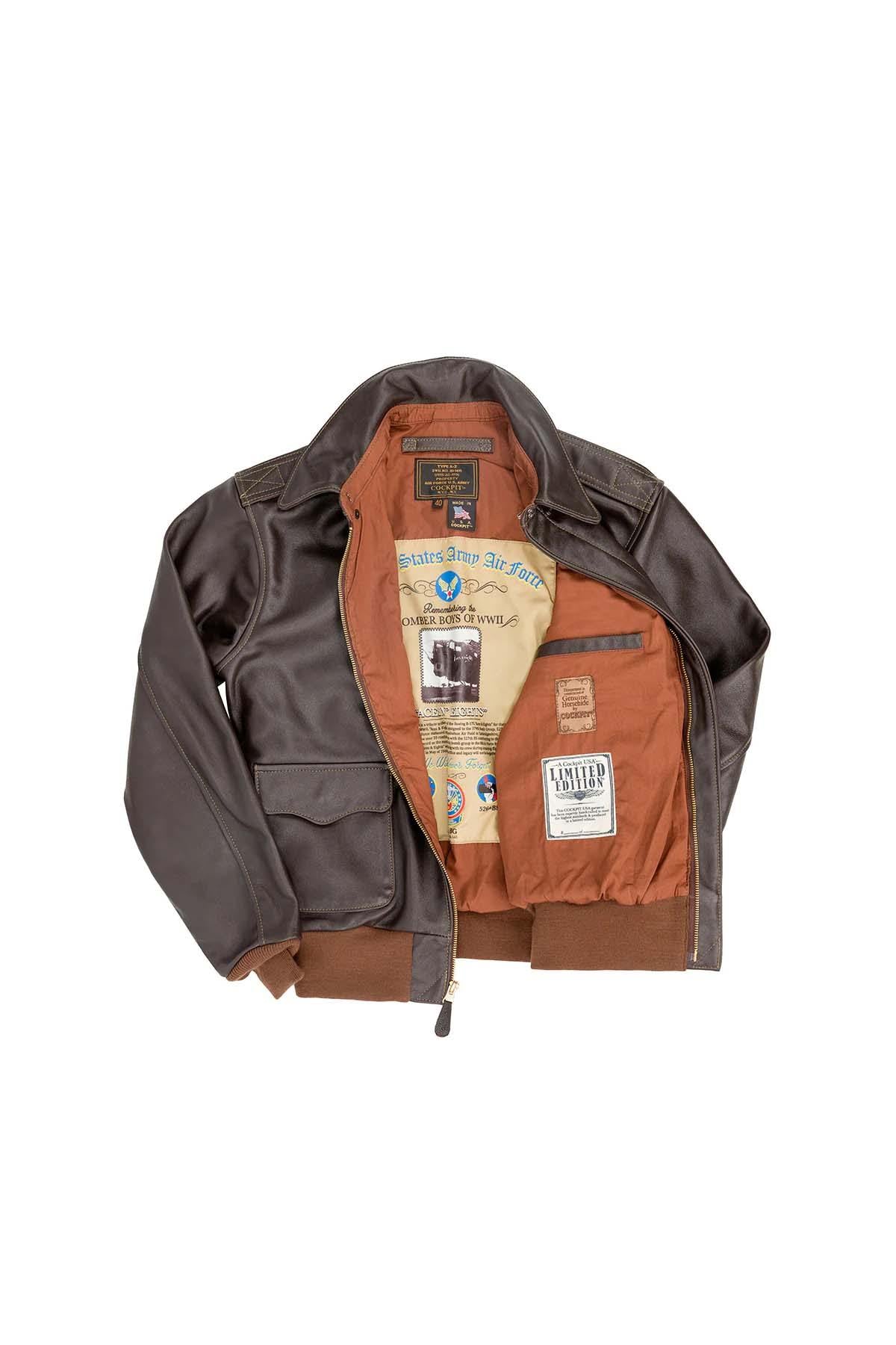 A-2 “Aces & Eights” horsehide bomber jacket - Image n°12