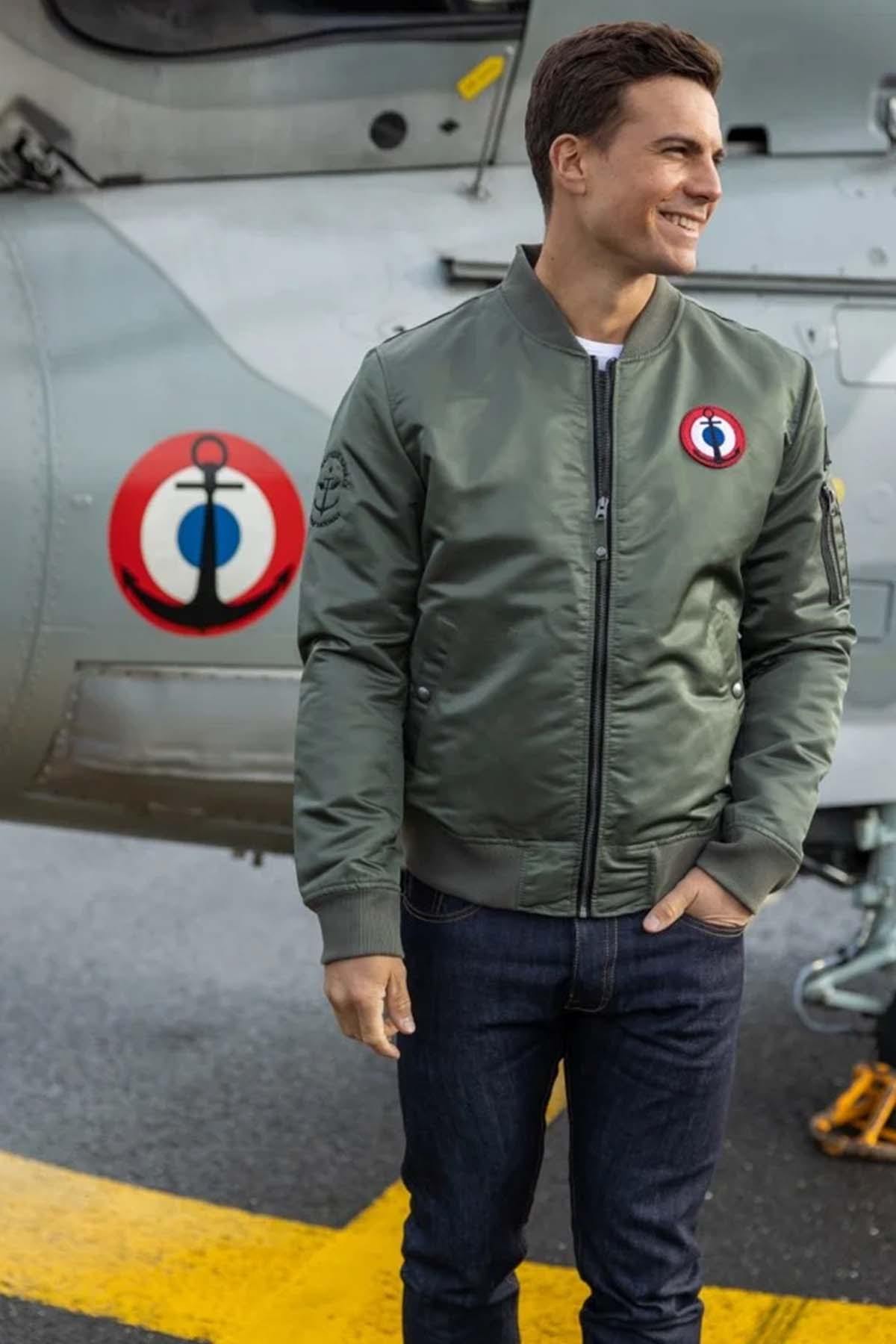 Jacket of the French Navy “Naval Aeronautics” khaki - Image n°2