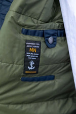 Navy blue naval aeronautics bomber jacket - Image n°10