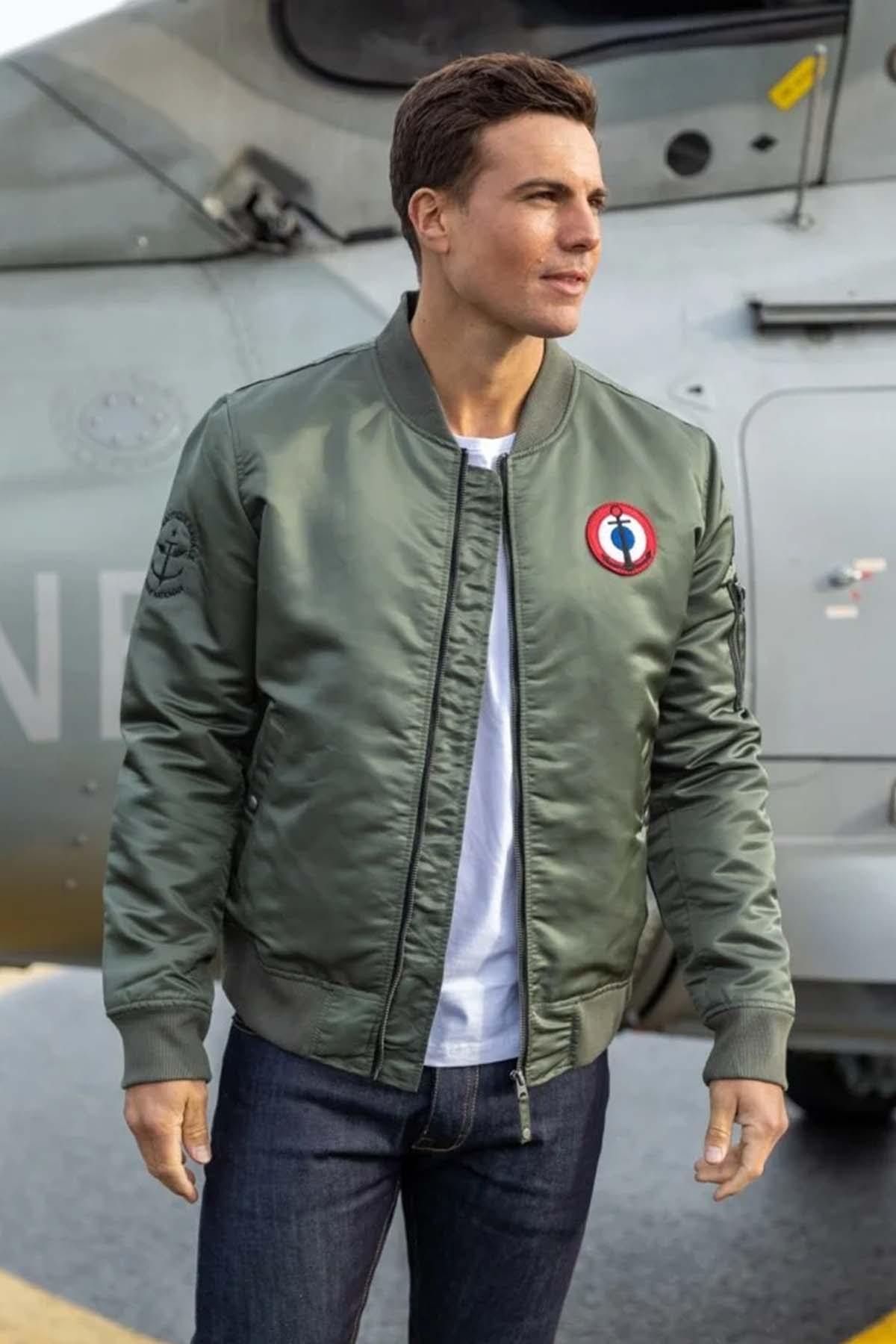 Jacket of the French Navy “Naval Aeronautics” khaki - Image n°1