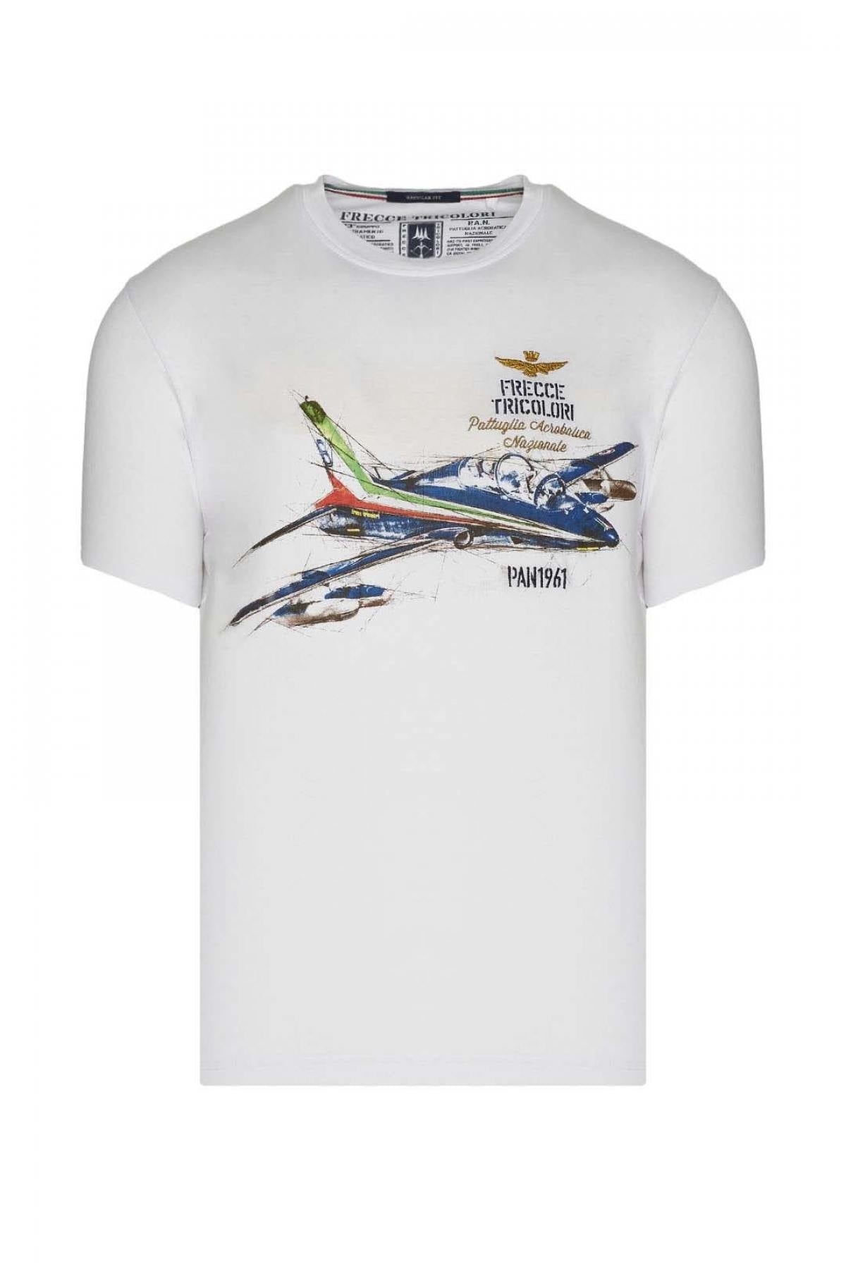 White T-shirt Frecce Tricolori Aermacchi MB-339 - Image n°4