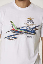 White T-shirt Frecce Tricolori Aermacchi MB-339 - Image n°3