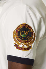 White polo shirt 100 years Aeronautica Militare - Image n°3