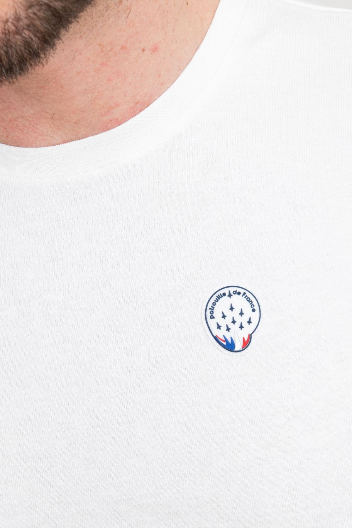 White round neck T-shirt Patrouille de France - Image n°4