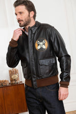 A-2 “Aces & Eights” horsehide bomber jacket - Image n°4