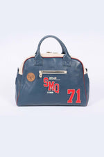 Sheepskin leather handbag Royal blue - Image n°2