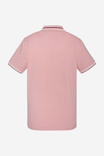 Men's pale pink polo shirt - Image n°3