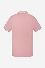 Men's pale pink polo shirt - Image n°3