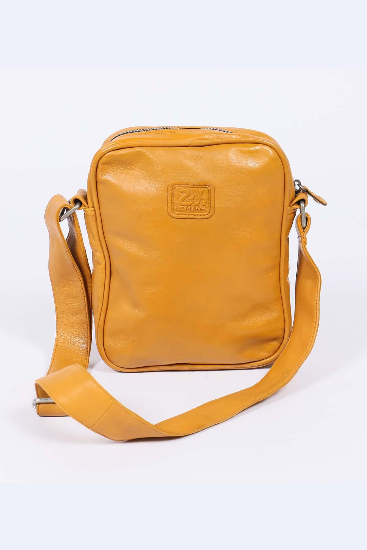 Le Mans 1923 yellow leather bag - Image n°2
