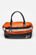 48h bag in black and orange leather Michel Vaillant - Image n°1